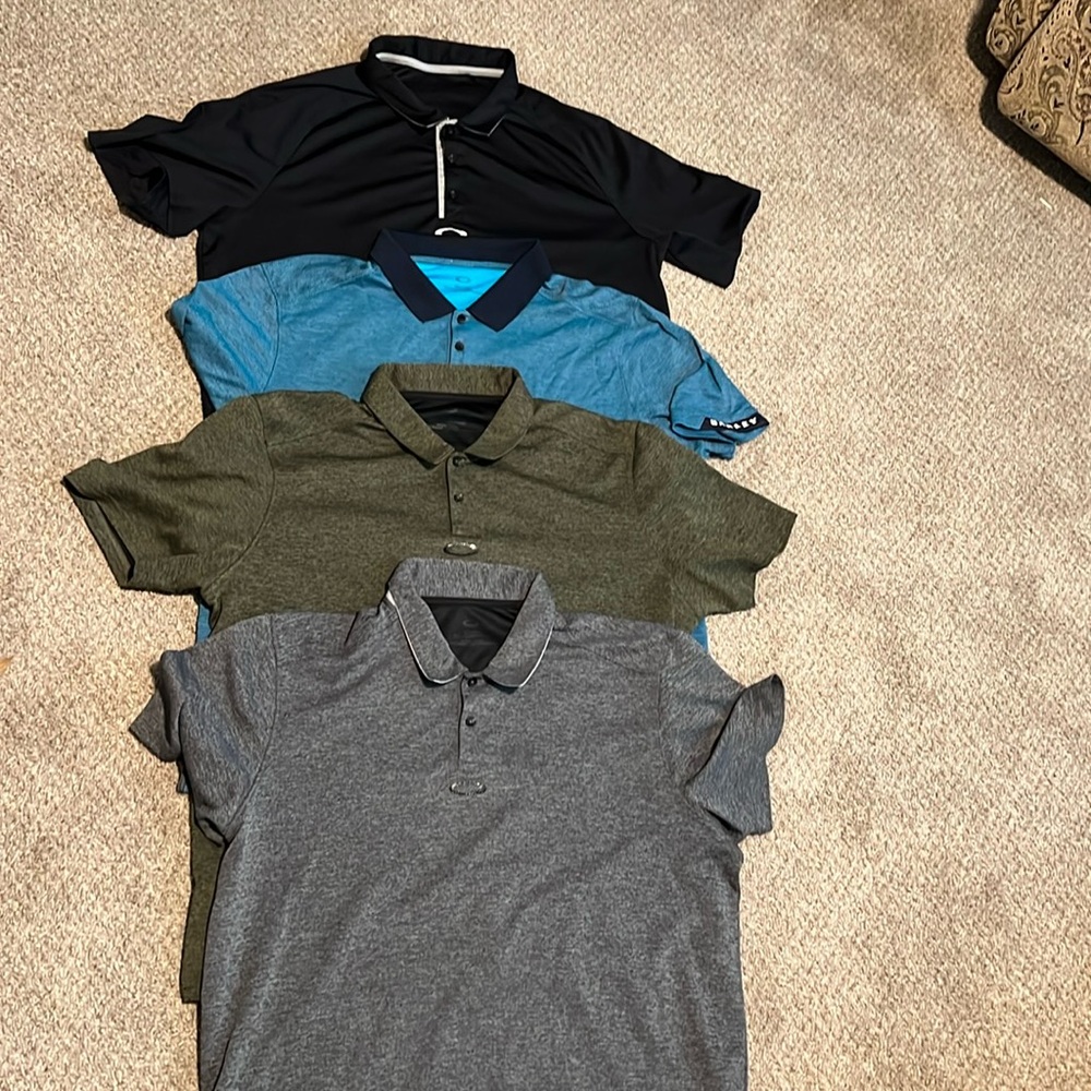 Lot of XXL OAKLEY polo golf shirts